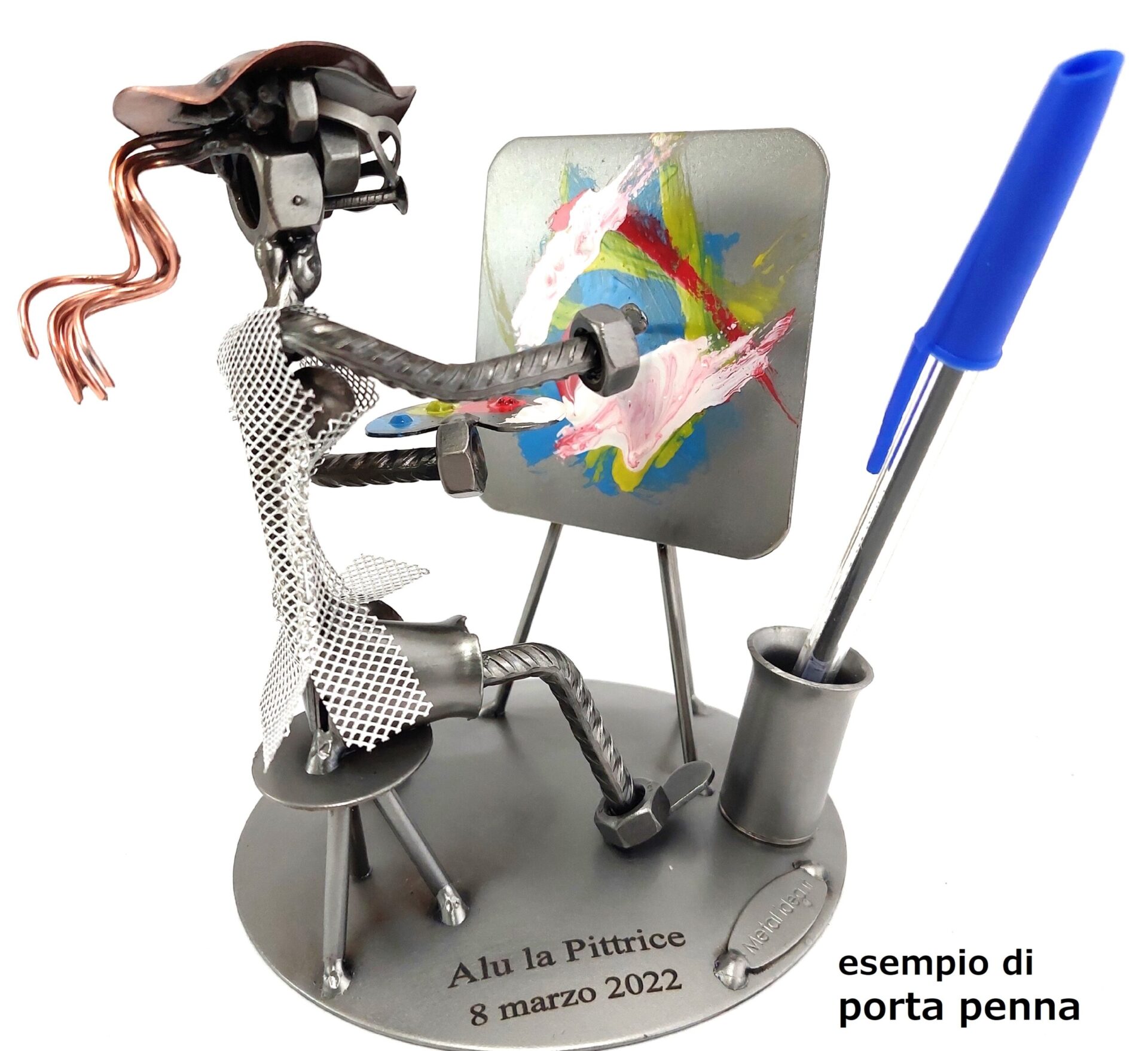 esempio di porta penna Metal idea.it