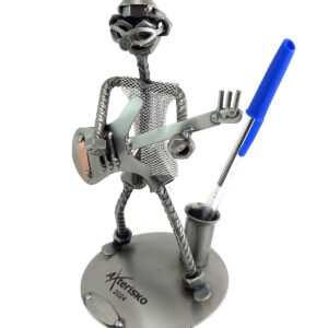 SCULTURA CHITARRISTA ROCK - BASSISTA - immagine 5