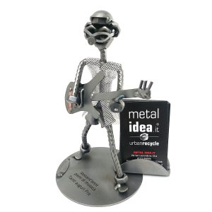 SCULTURA CHITARRISTA ROCK - BASSISTA - immagine 6