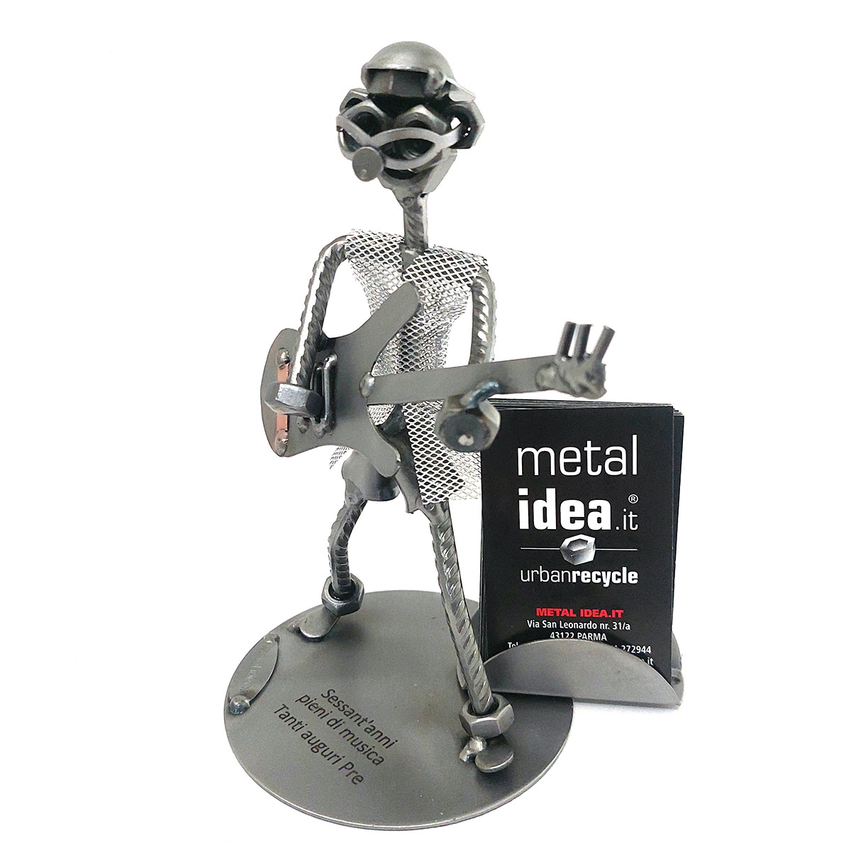 SCULTURA CHITARRISTA ROCK - BASSISTA - immagine 6
