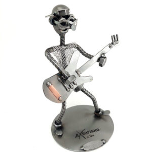 chitarrista con personalizzazione metal idea.it