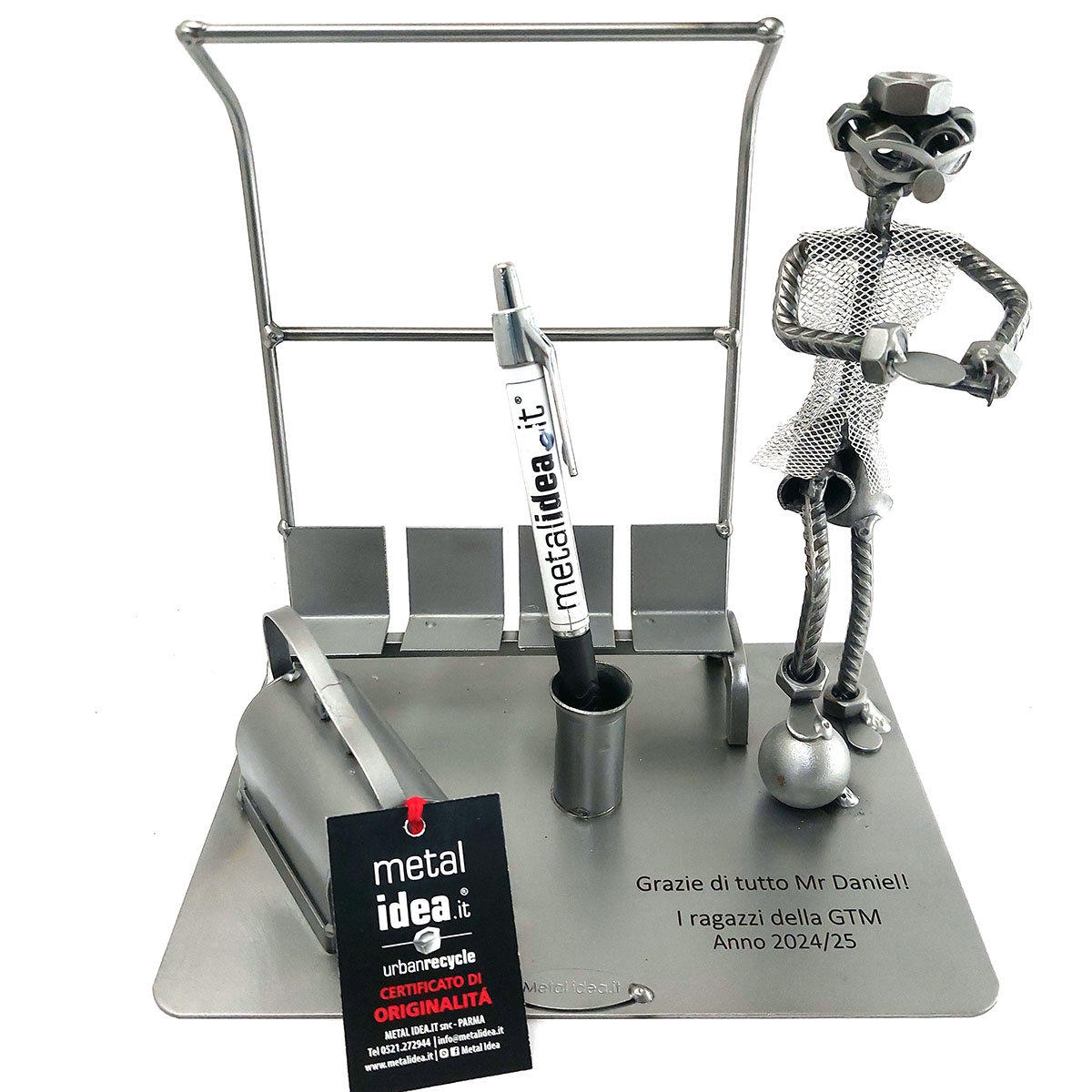 SCULTURA ALLENATORE DI CALCIO - immagine 10