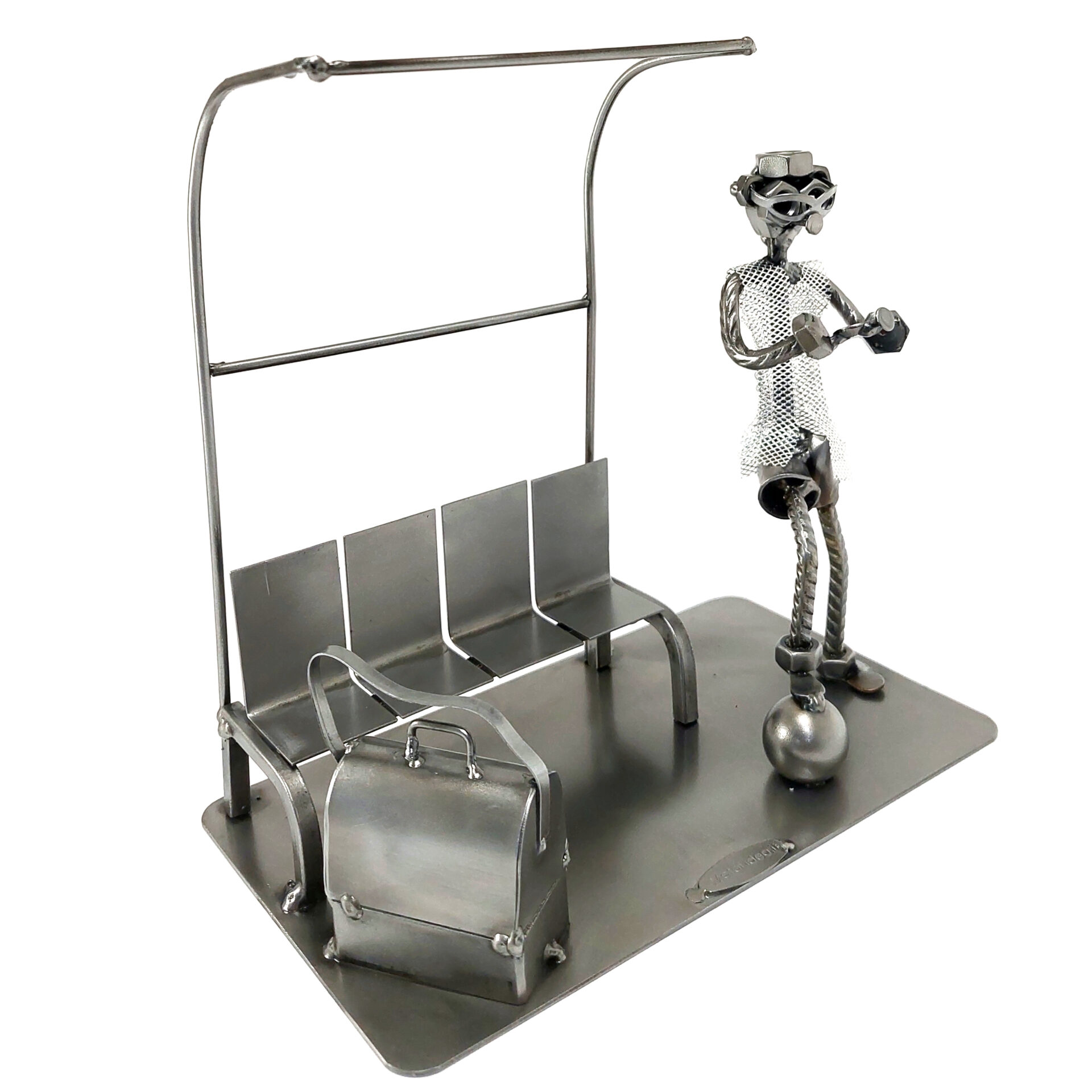 SCULTURA ALLENATORE DI CALCIO - immagine 4