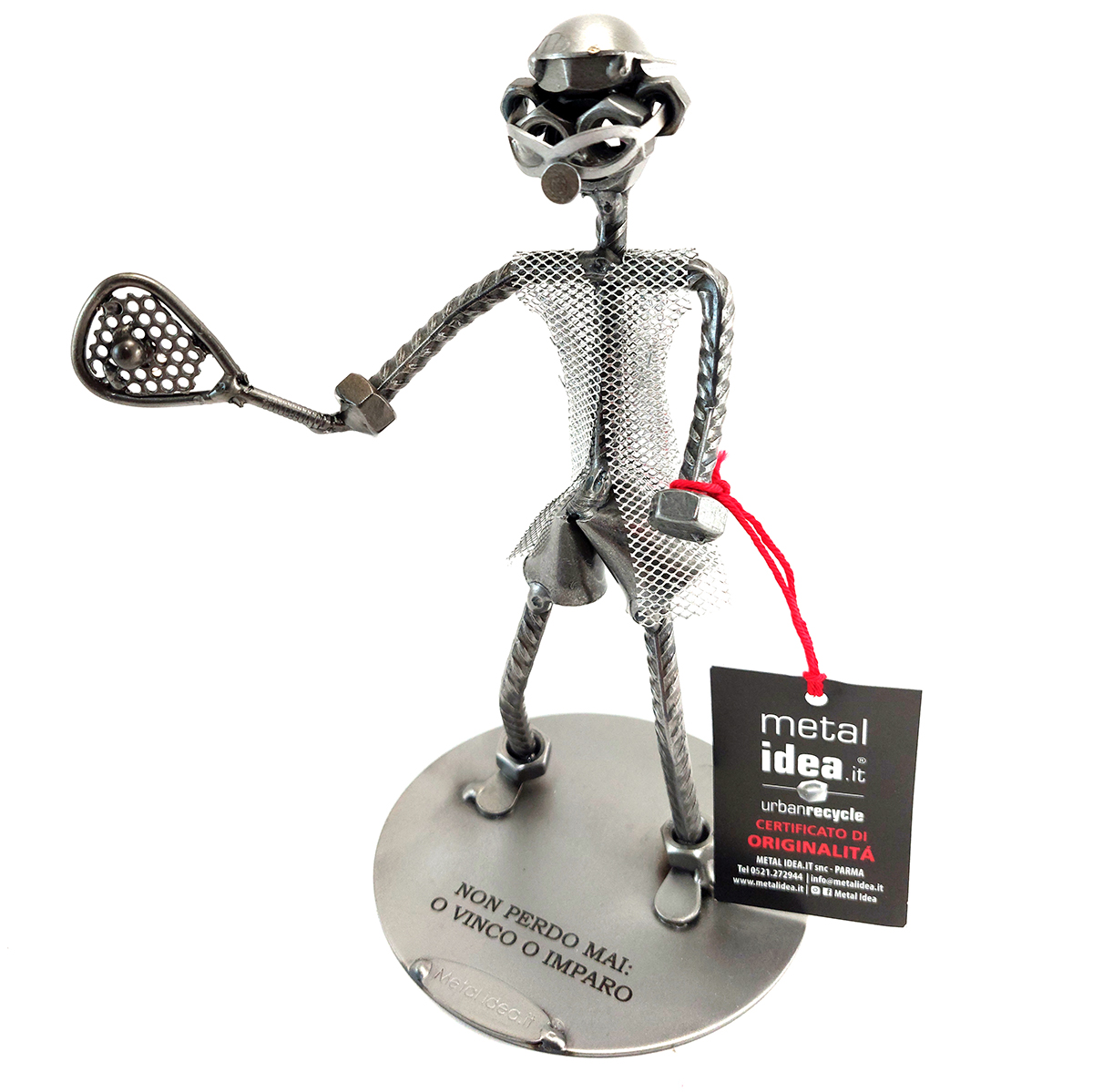 SCULTURA GIOCATORE DI PADEL - immagine 5