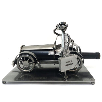 AGENTE DI COMMERCIO CON PORTA BOTTIGLIA METAL IDEA.IT